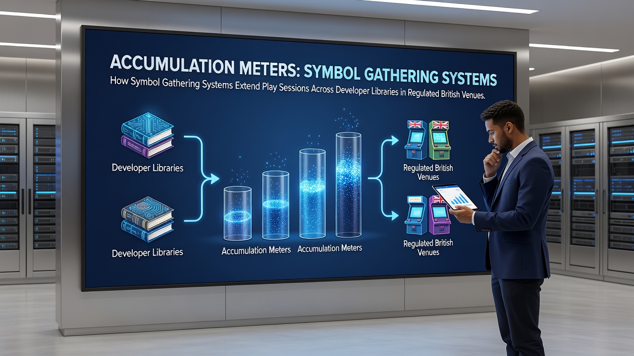 Accumulation meters displayed on modern slot interfaces in British casinos showing symbol collection progress