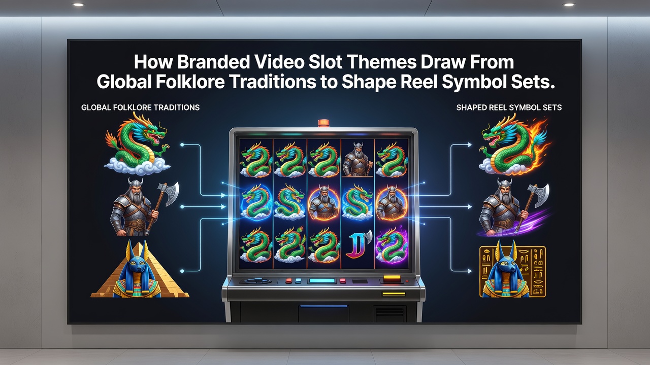 Detailed reel symbols featuring Greek myths, Egyptian artifacts, and Native American spirits in branded slots