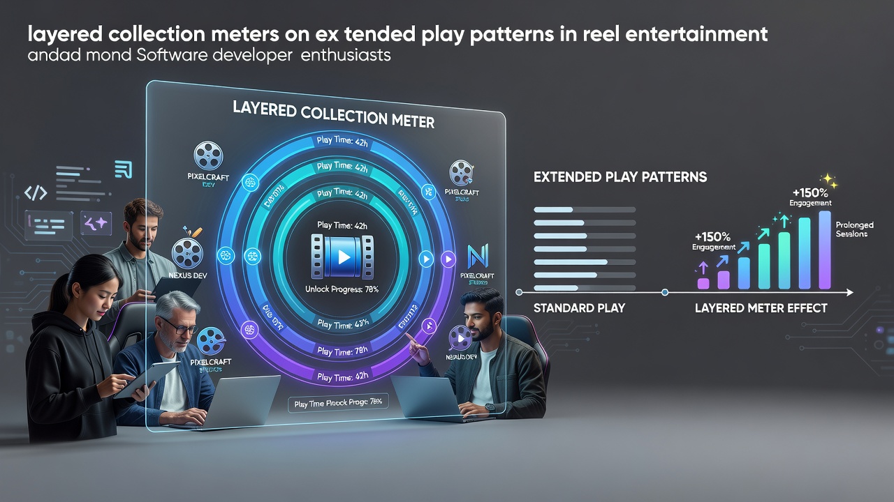 Layered collection meters displayed on modern slot interfaces from multiple software developers