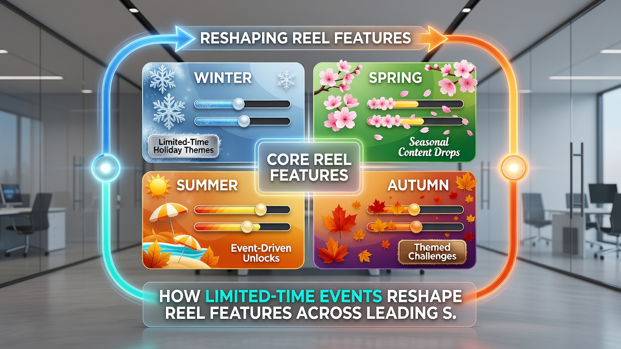 Themed mechanics in seasonal slot campaigns with limited-time reel modifications