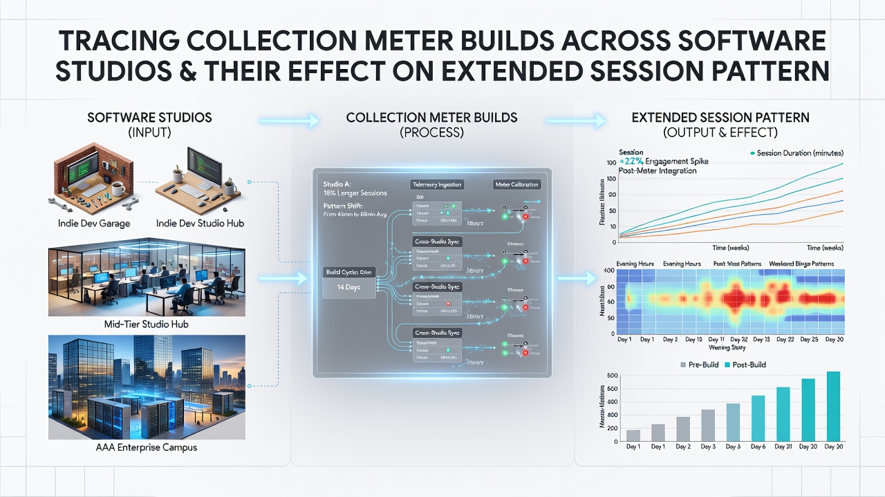 Extended slot session patterns influenced by collection meters